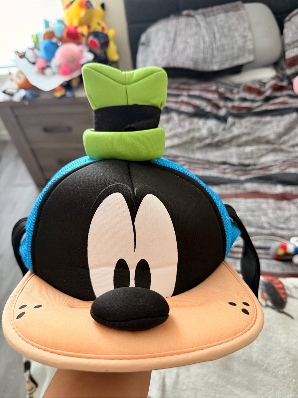 Disney Blue Mesh Trucker Hat with Multicolor Patch